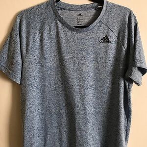Men’s Adidas blue athletic shirt